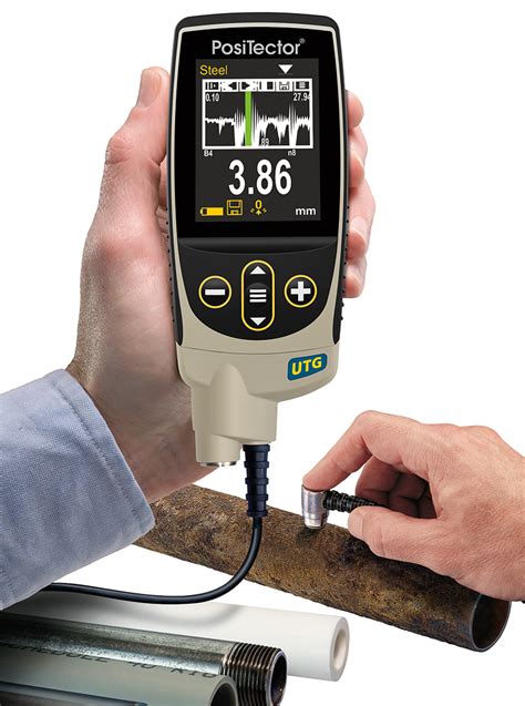 measuring thickness of metal|ultrasonic metal thickness meter.